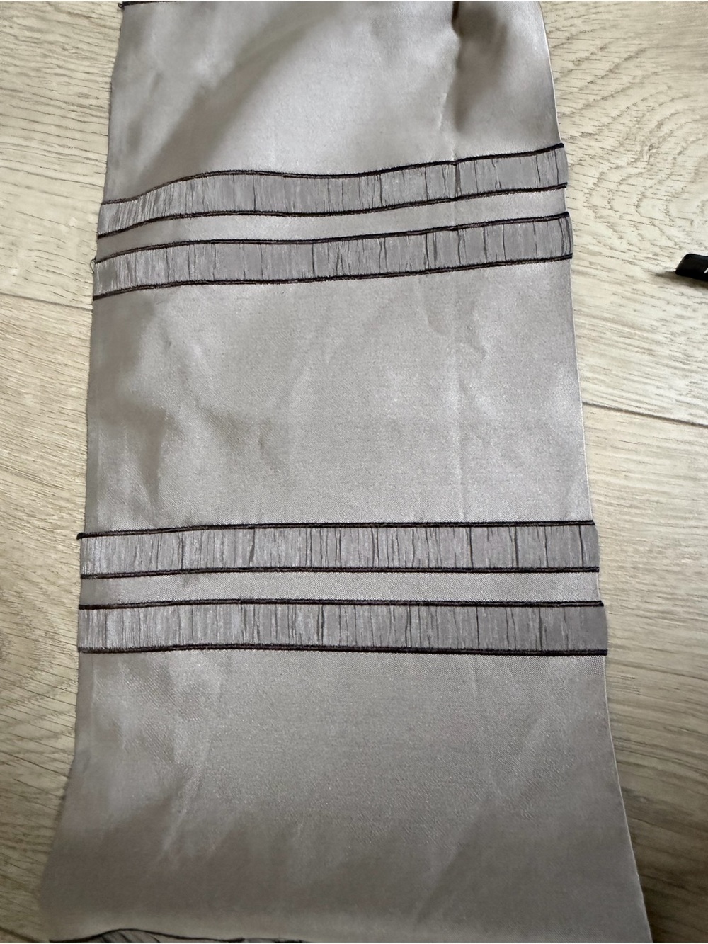 Modern Silver Gray Evening Scarf 47"